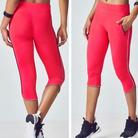 Fabletics  Arden Capri Legging Hot Coral - Picture 13 of 13